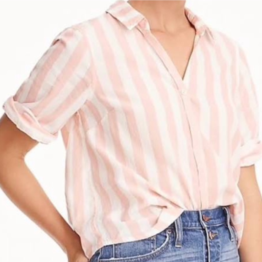 J. CREW short sleeved cotton shirt